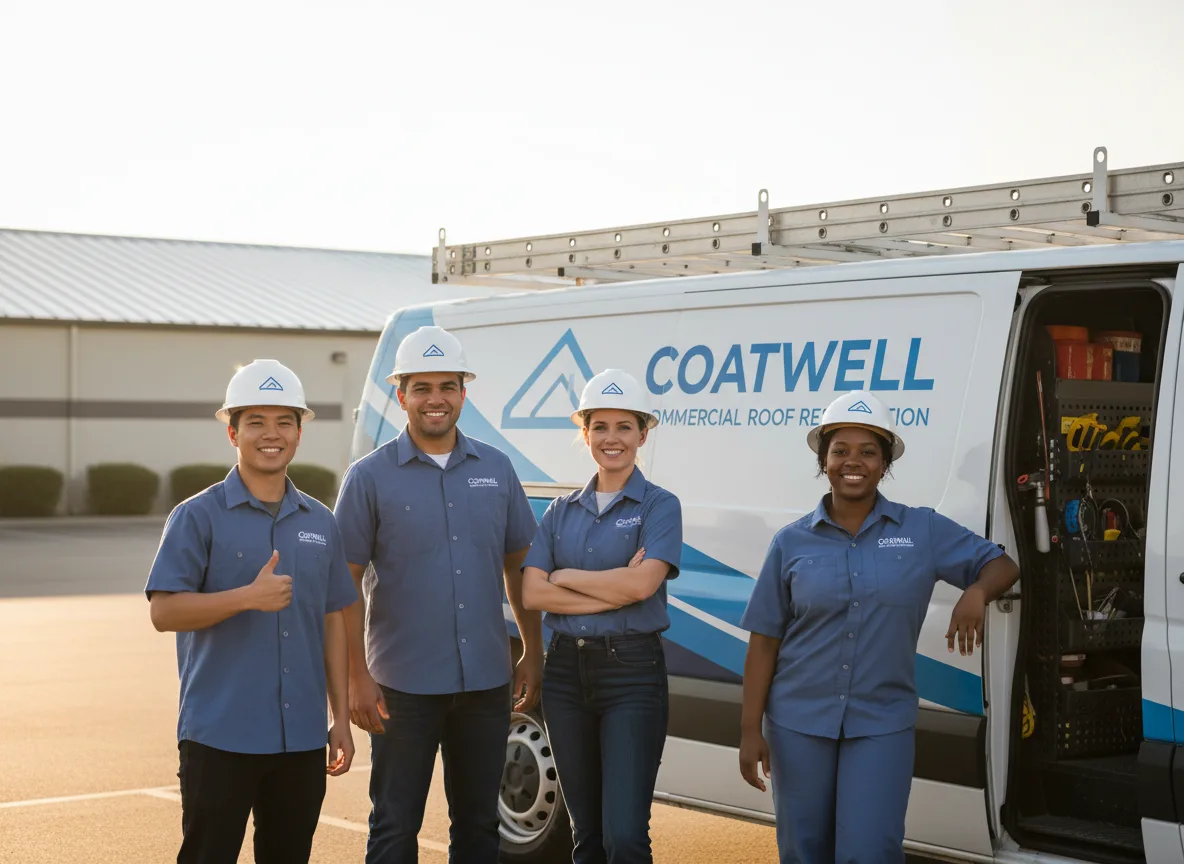 Commercial roof coating company in Culver, OR